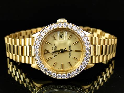 pre owned ladies rolex president|Rolex president 18k gold cost.